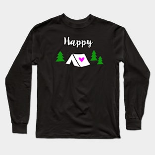 Camping Hoodie Sweatshirt I Love Camping Long Sleeve T-Shirt